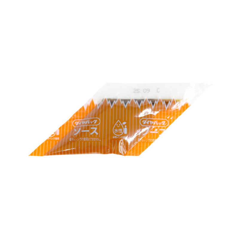 Diamond-shaped sauce packet  /  Diamond-shaped sauce packet - Medium